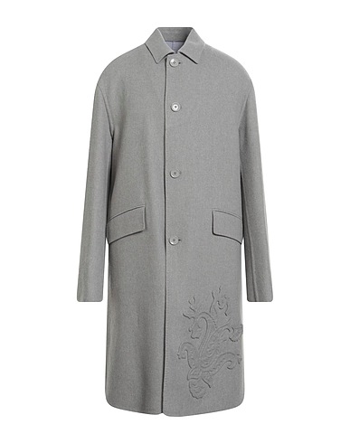 ETRO Cappotto Grigio 100% Lana Vergine