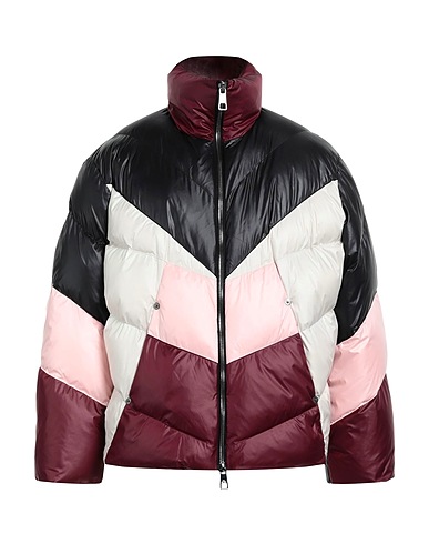 NEIL BARRETT Shell jacket Burgundy 100% Polyester