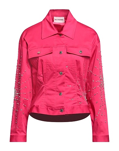 DES_PHEMMES Jacket Fuchsia 97% Cotton, 3% Lycra®