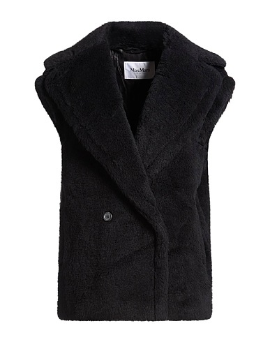 MAX MARA Teddy Coat Nero 62% Lana di alpaca, 26% Lana Vergine, 12% Seta