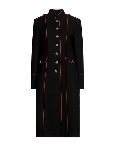 DOLCE&GABBANA Manteau long Noir 95% Laine vierge, 5% Polyamide
