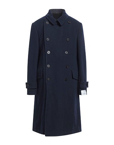CARUSO Coat Midnight blue 48% Wool, 40% Linen, 12% Polyamide