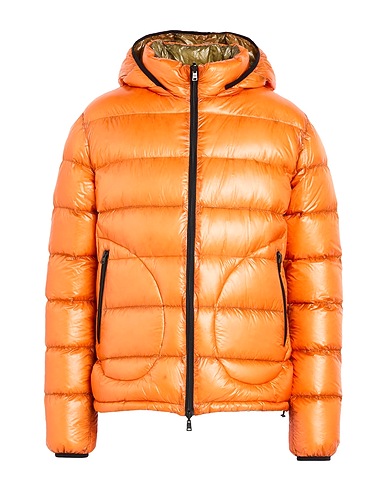 HERNO Shell  jacket Orange 100% Polyamide
