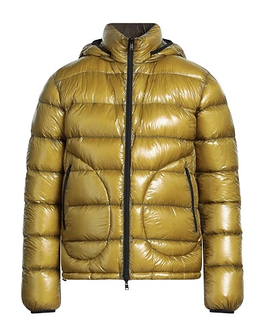 HERNO Shell jacket Military green 100% Polyamide