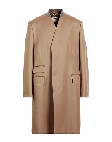 MAISON MARGIELA Coat Khaki 100% Wool