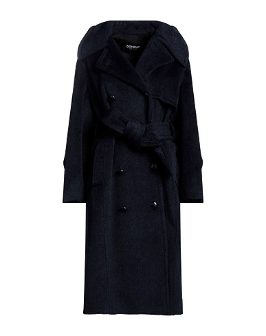DONDUP Coat Midnight blue 48% Wool, 22% Alpaca wool, 15% Mohair wool, 15% Polyamide