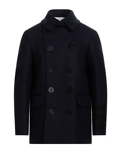 DSQUARED2 Coat Midnight blue 79% Virgin Wool, 20% Polyamide, 1% Elastane