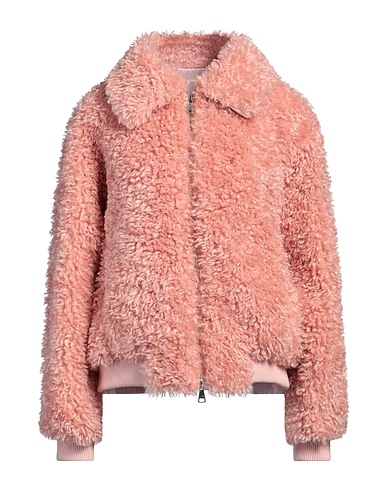 ISABELLE BLANCHE Paris Teddy Coat Rosa chiaro 100% Poliestere