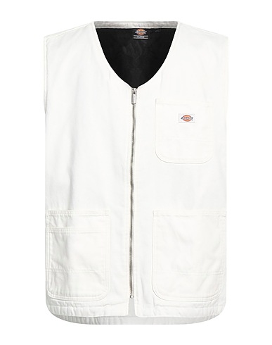DICKIES Vest Ivory 100% Cotton, Polyester