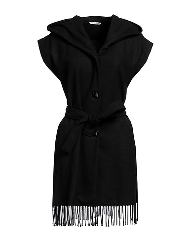 PENNYBLACK Full-length jacket Black 44% Acrylic, 30% Polyester, 20% Wool, 6% Other Fibres
