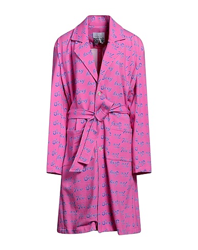 NATASHA ZINKO Full-length jacket Fuchsia 100% Cotton
