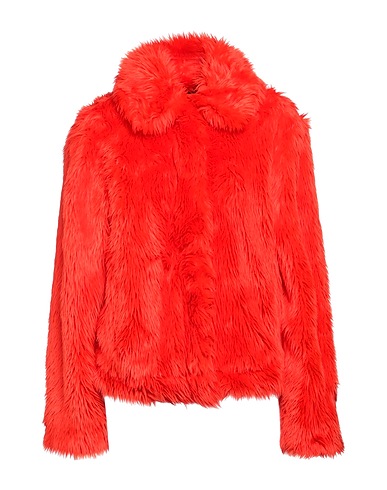 MSGM Teddy Coat Rosso pomodoro 79% Modacrilico, 21% Poliestere