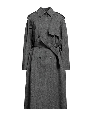 ISABEL MARANT Coat Charcoal 100% Virgin Wool