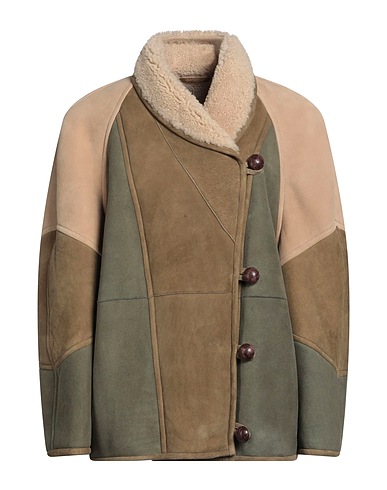 MARANT ÉTOILE Jacket Military green 100% Lambskin