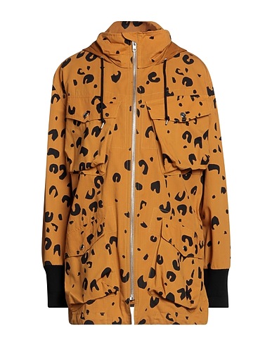 KENZO Full-length jacket Mustard 100% Cotton