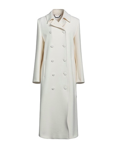 MVP WARDROBE Coat Ivory 72% Polyester, 26% Viscose, 2% Elastane
