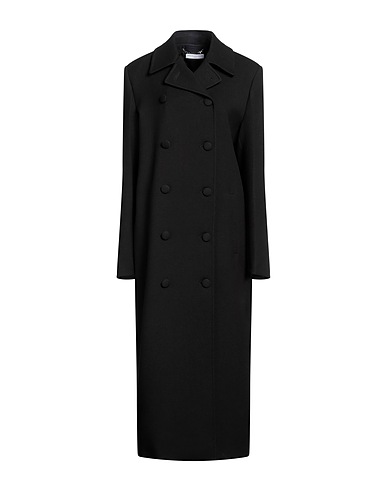 MVP WARDROBE Caban e doppio petto Nero 72% Poliestere, 26% Viscosa, 2% Elastan