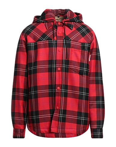 MARNI Checked shirt Red 100% Virgin Wool