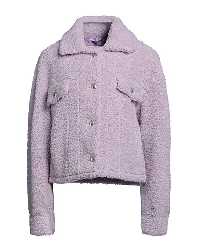 GAëLLE Paris Teddy Coat Lilac 100% Polyester