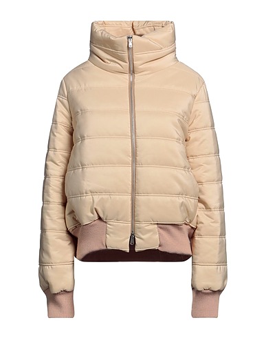 SISTE'S Shell  jacket Beige 96% Polyester, 4% Cotton