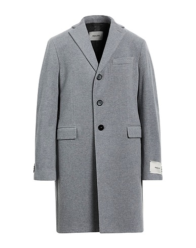 PAOLONI Coat Light grey 100% Cashmere