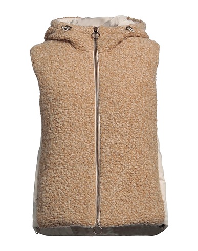 ELEVENTY Teddy Coat Camel 62% Acrylic, 26% Wool, 12% Polyester