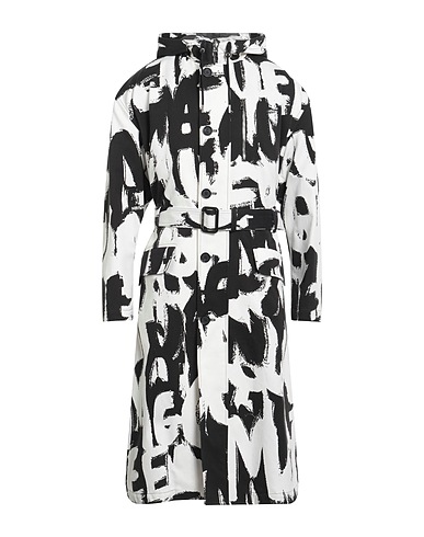 MCQUEEN Full-length jacket Black 100% Cotton