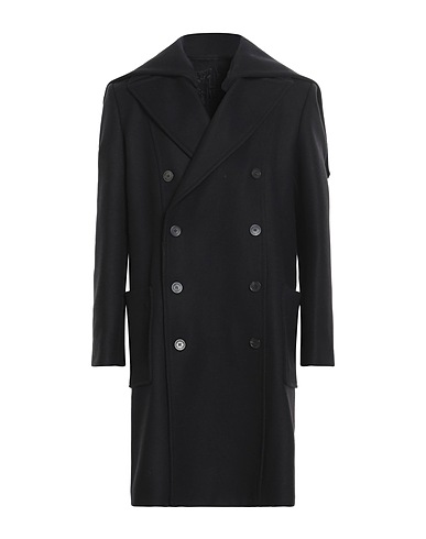 BALMAIN Coat Black 80% Virgin Wool, 20% Polyamide