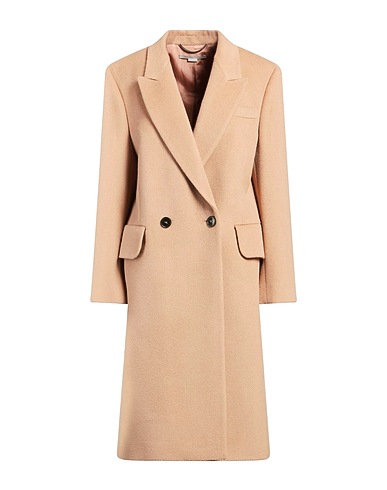 STELLA McCARTNEY Coat Camel 100% Wool