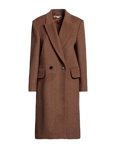 STELLA McCARTNEY Cappotto Marrone 100% Lana