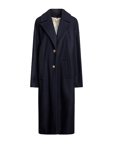 GOLDEN GOOSE Coat Midnight blue 72% Virgin Wool, 28% Polyamide