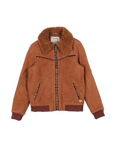 SCOTCH R'BELLE Jacket Camel 100% Goat skin, Polyester, Sheepskin