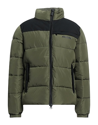 INVICTA Piumino Verde militare 100% Poliestere, Cotone