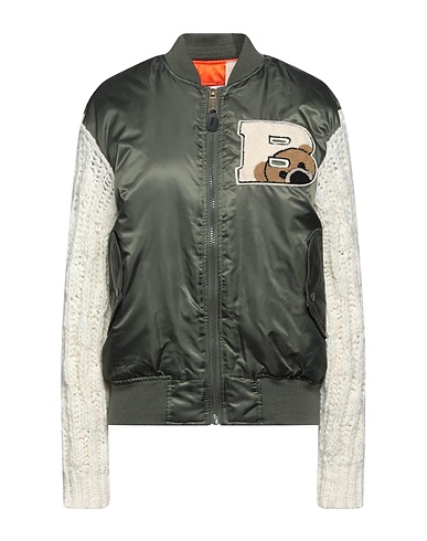 BLAST-OFF Bomber Military green 100% Polyester, Wool