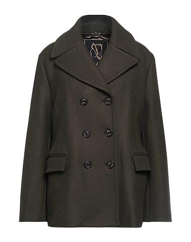 SEALUP Coat Military green 75% Wool, 25% Polyamide