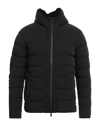 SUNS BOARDS Shell jacket Black 86% Polyamide, 14% Elastane