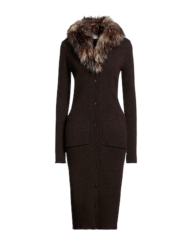 SAINT LAURENT Soprabito Testa di moro 100% Lana, Modacrilico, Acrilico