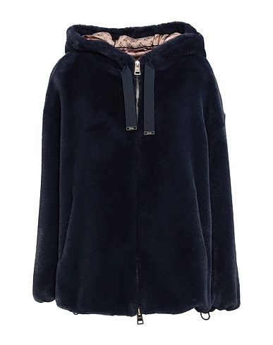 HERNO Teddy Coat Navy blue 100% Polyester
