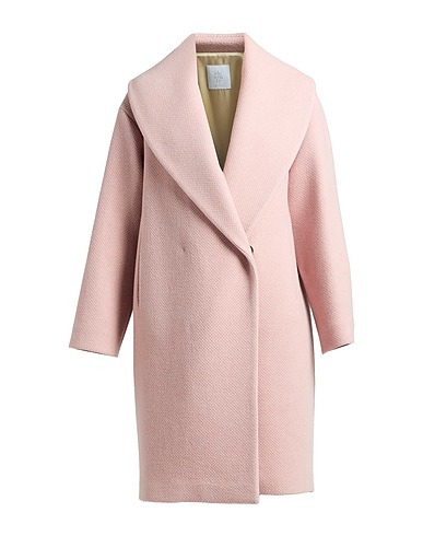 ELEVENTY Coat Light pink 90% Wool, 10% Cashmere