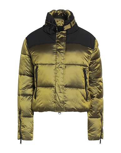 INVICTA Shell jacket Military green 100% Polyamide, Polyester, Cotton