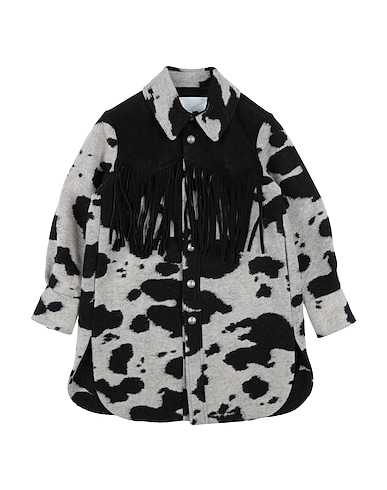 BLAST-OFF Mantel Grau 76% Polyester, 24% Schurwolle, Leder