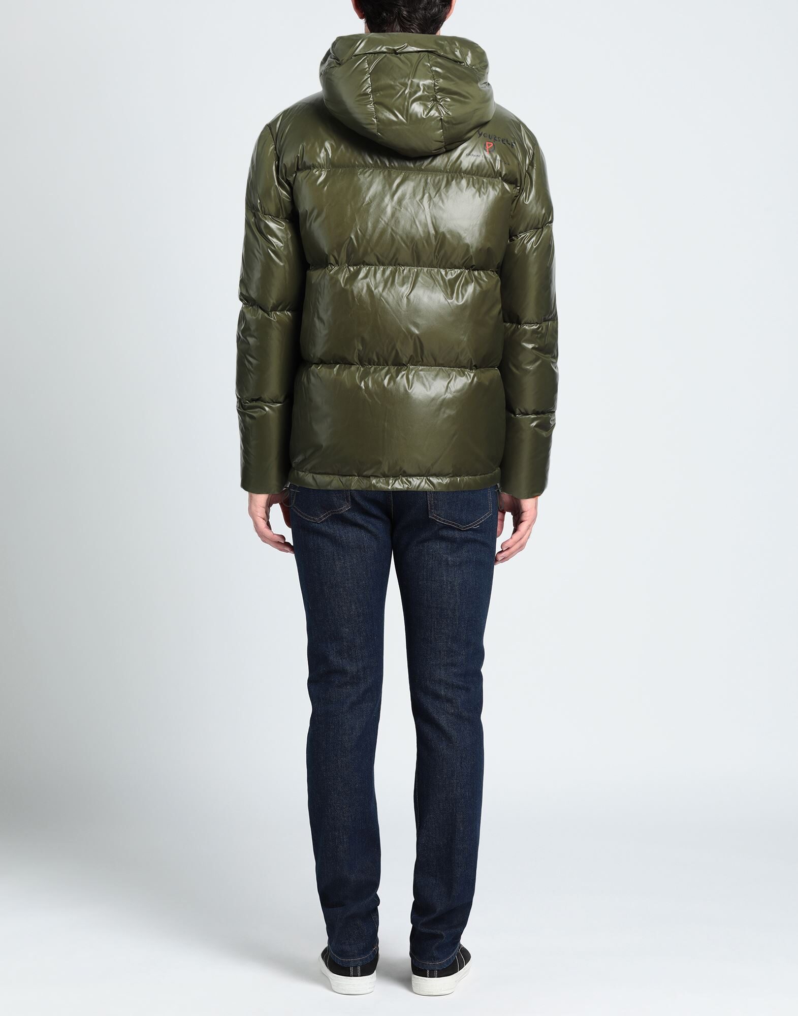 Ultra-lightweight PEUTEREY ジャケット 50 オリーブ nylon down 