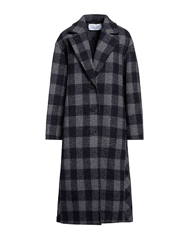 HARRIS WHARF LONDON Coat Navy blue 100% Virgin Wool