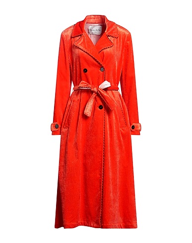 FORTE_FORTE Coat Orange 55% Viscose, 45% Giza 45 Cotton