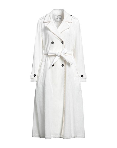 FORTE_FORTE Coat White 55% Viscose, 45% Giza 45 Cotton