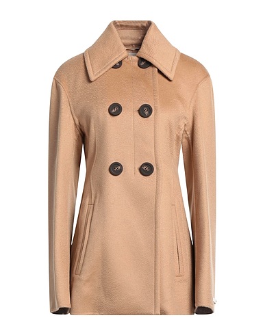 SPORTMAX Coat Camel 100% Cashmere