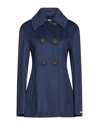 SPORTMAX Cabanjacke & Zweireiher Nachtblau 100% Kaschmir