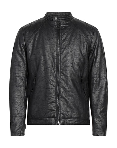 SSEINSE Biker jacket Black 100% Polyester