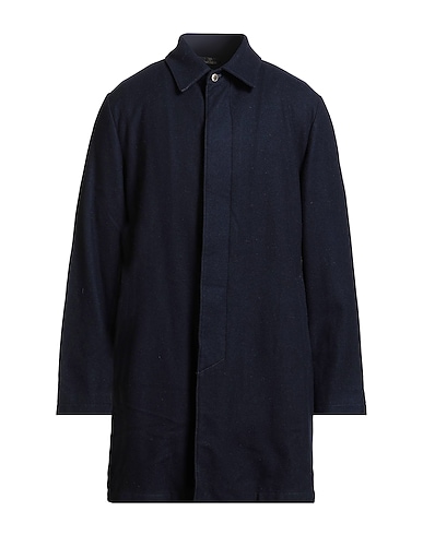 SANTANIELLO Coat BLU NAVY 80% Wool, 20% Polyamide