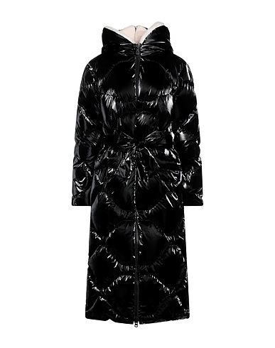 PEUTEREY Shell  jacket Black 100% Polyamide, Wool, Acrylic
